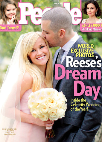 Reese Witherspoon, Jim Toth, People cover Reese Witherspoon, Jim Toth, People cover